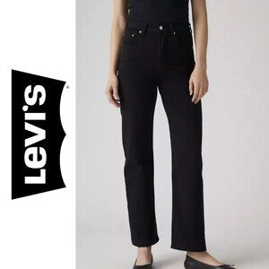 Levi's Straight Ankle Ribcage Jeans | 24 x 28 | Medium Blue